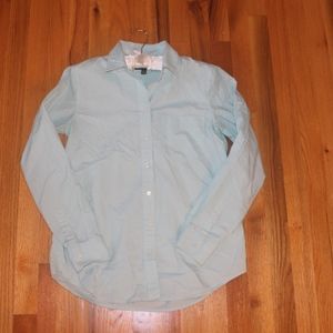 Banana Republic light green shirt